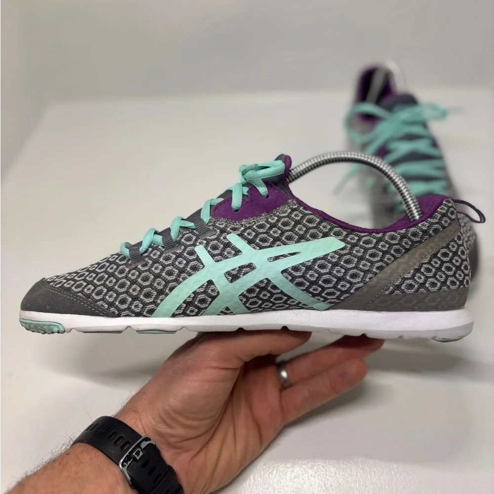 ASICS MetroLyte Women’s Size 10 Gray Teal Purple Running Sneakers Q481N Lightwei - Picture 12 of 15
